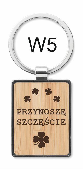 W5, Bambusowy prostokątny brelok